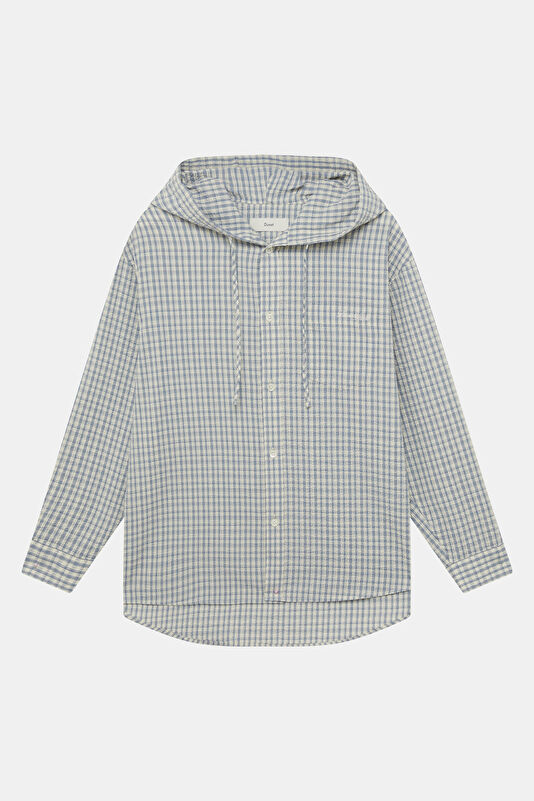 Light Blue Diamond Pattern Women's Raincoat