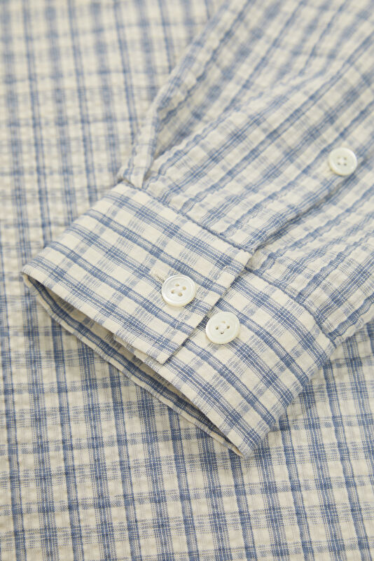 Light Blue Diamond Pattern Women's Raincoat 4