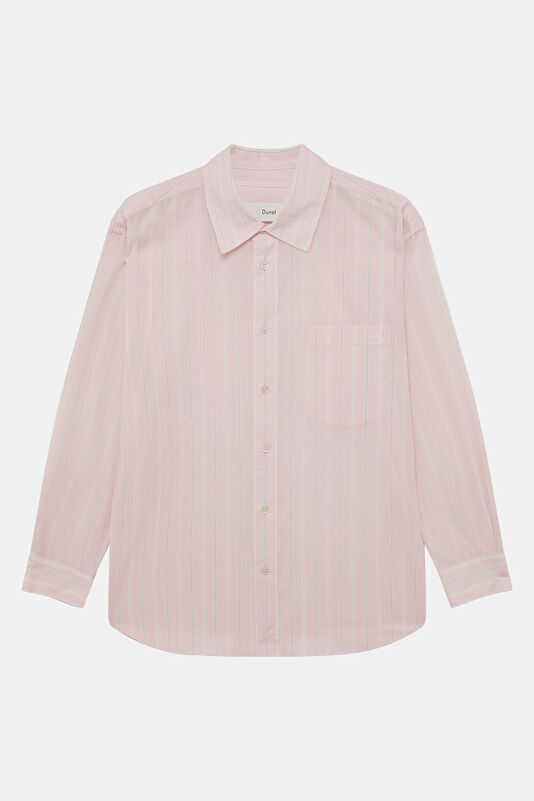 Relax Fit Pink Patterned Women's Shirt