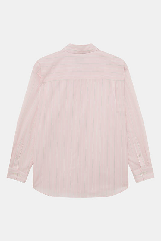 Relax Fit Pink Patterned Women's Shirt 2