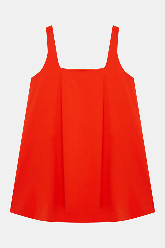 Pomegranate Blossom Short Women's Dress 3