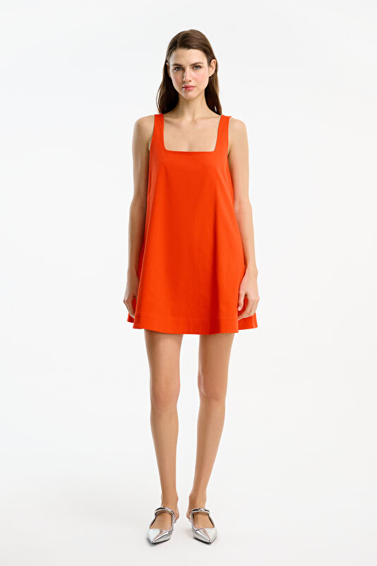 Pomegranate Blossom Short Women's Dress