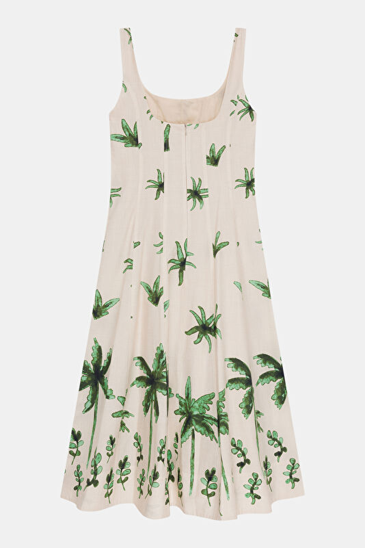 Multicolored Patterned Women's Dress 2