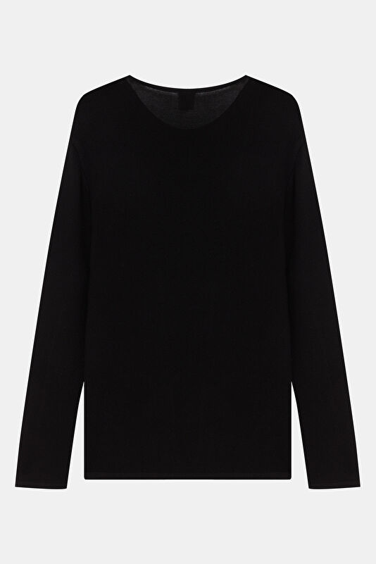 Relax Fit Black Crew Neck Men's T-Shirt 2