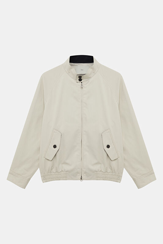 Cream Zip-Up Men's Jacket 4
