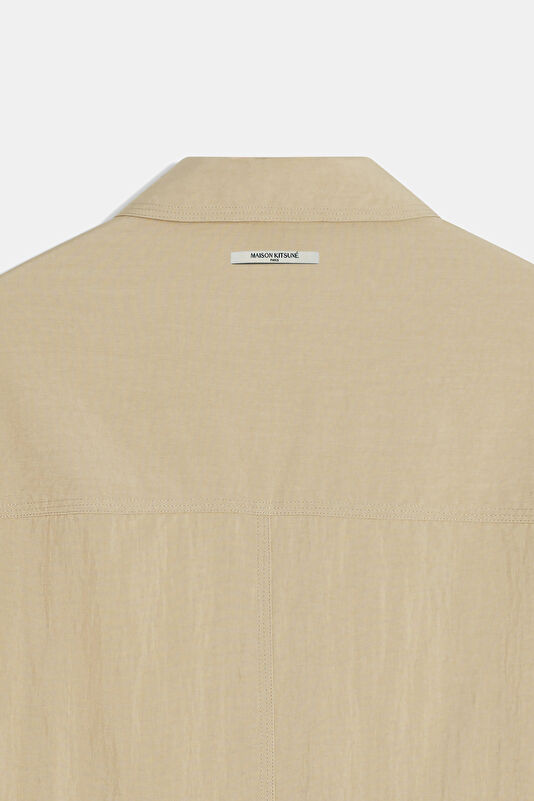 Beige Zippered Men's Jacket 3