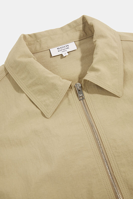 Beige Zip-Up Men's Jacket 3