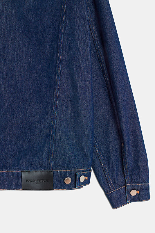 Indigo Buttoned Men's Jacket 3