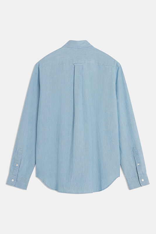 Relax Fit Light Blue Men's Shirt 2