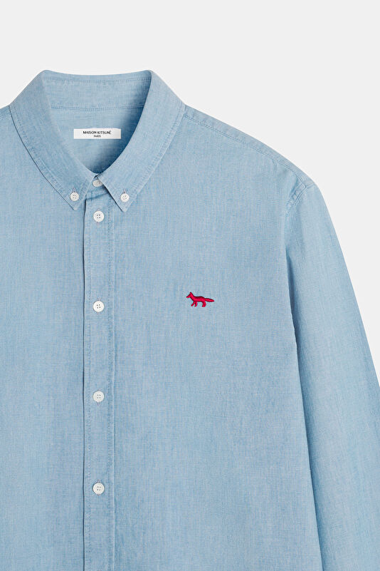 Relax Fit Light Blue Men's Shirt 3