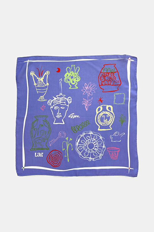 Multicolored Patterned Modal Bandana