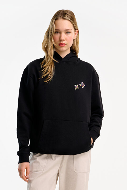 VA x WWF Hawksbill Turtle Unisex Organic Hoodie 2