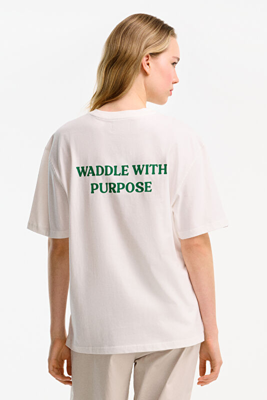 VA x WWF Chinstrap Penguin Unisex Organic T-Shirt 4