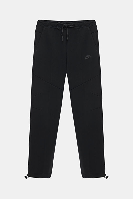 Relax Fit Black Straight Leg Men's Sports Trousers