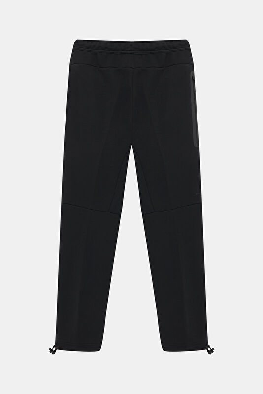 Relax Fit Black Straight Leg Men's Sports Trousers 2