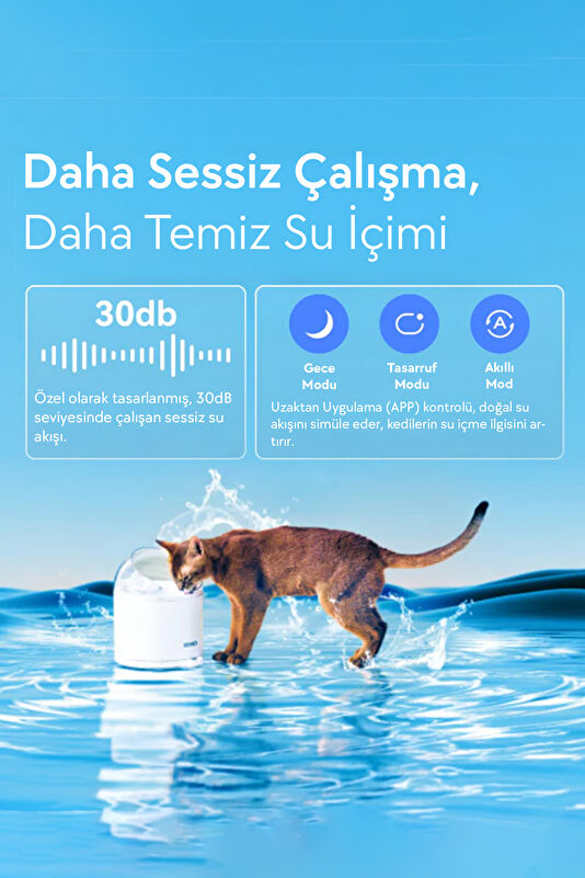 Catlink Water Fountain-Pure 2 Uv Su Pınarı 2