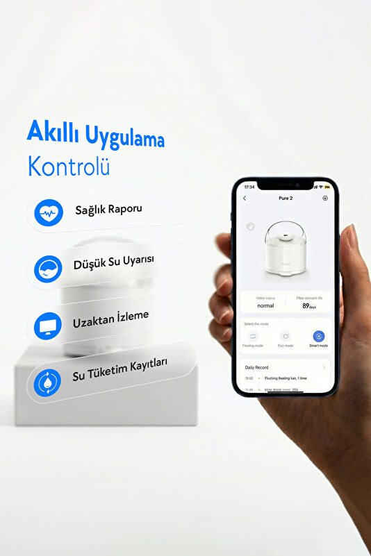 Catlink Water Fountain-Pure 2 Uv Su Pınarı 4