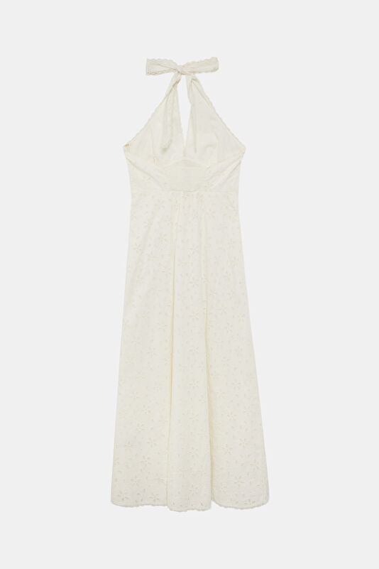 White Midi Women's Dress 2