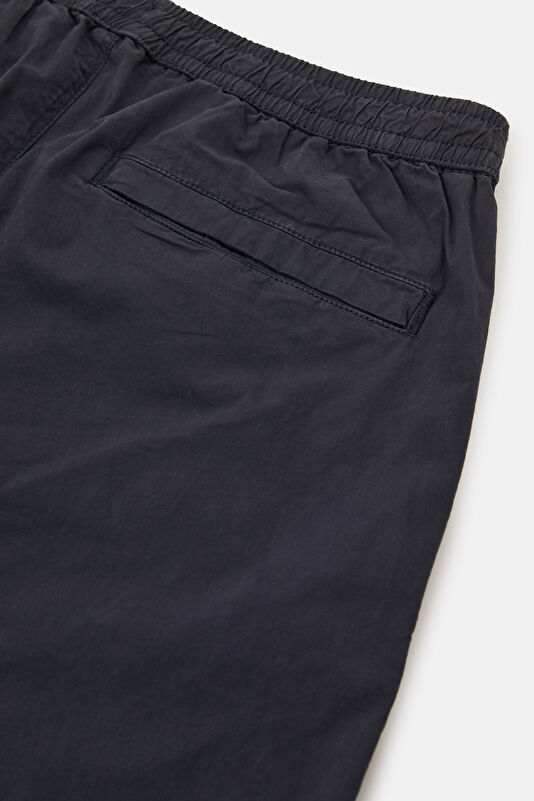 Relax Fit Navy Straight Leg Cotton Elastane Men's Trousers 4