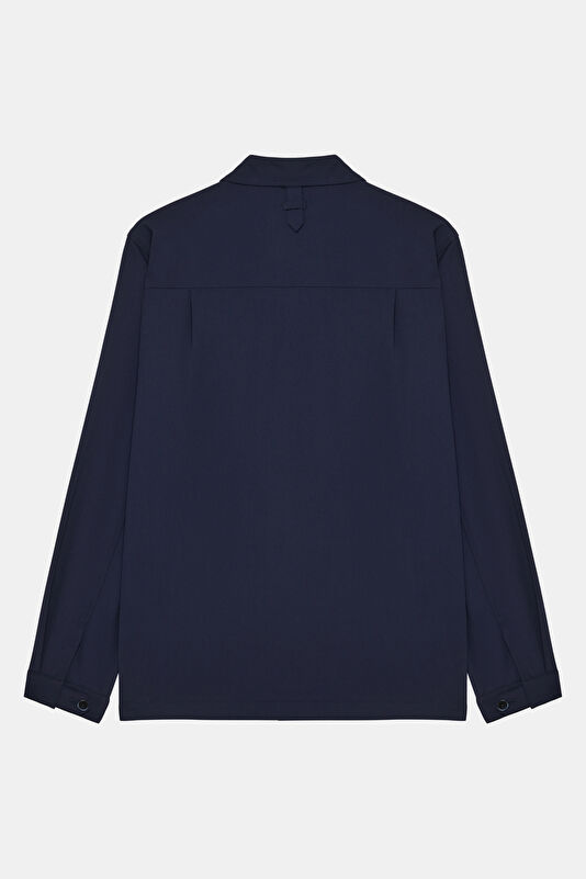 Navy Buttoned Men's Jacket 2