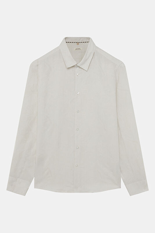 Relax Fit Off-White Men's Shirt