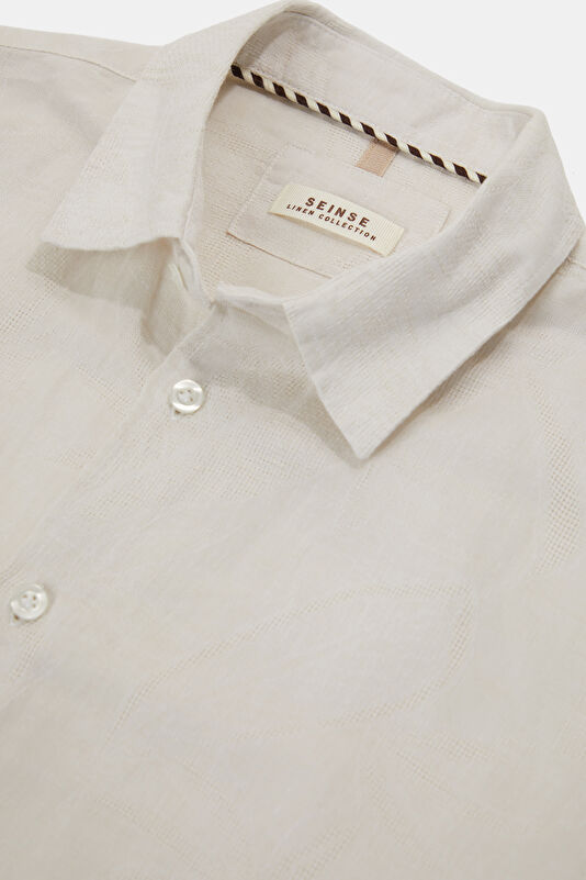 Relax Fit Off-White Men's Shirt 3