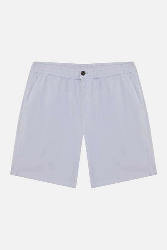 Lilac Cotton Elastane Men's Shorts