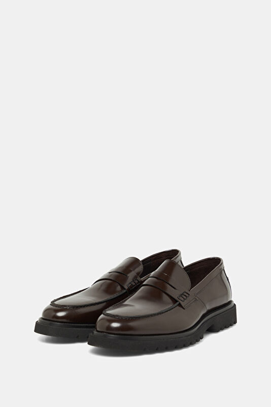 Brown Leather Men's Shoes 2