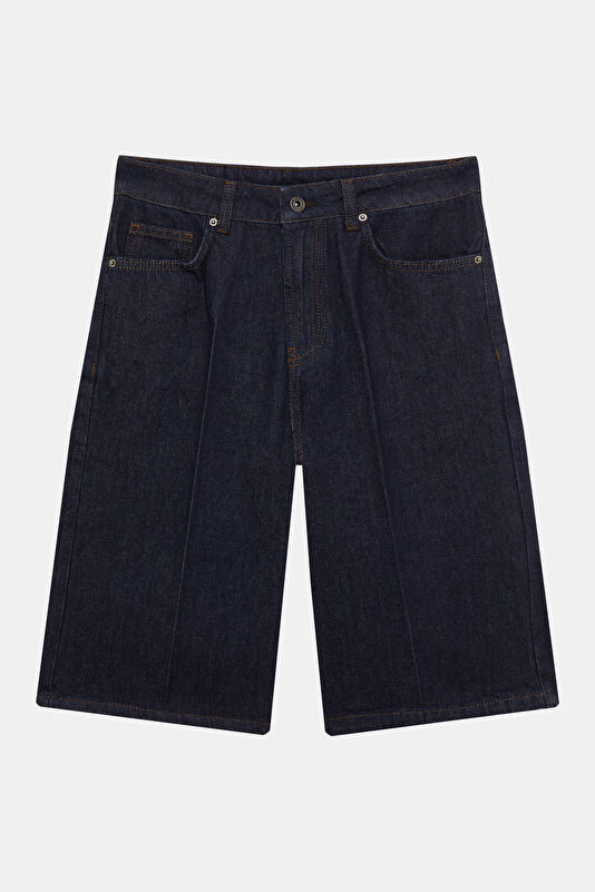 Navy Blue Women's Shorts 4