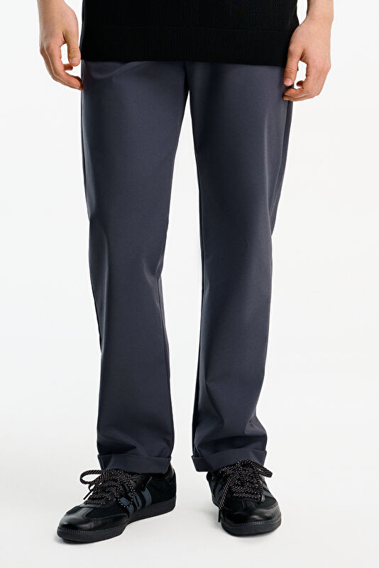 Anthracite Straight Leg Men's Trousers 3