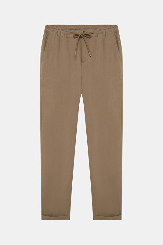 Mink Straight Leg Lyocell Men's Trousers 4