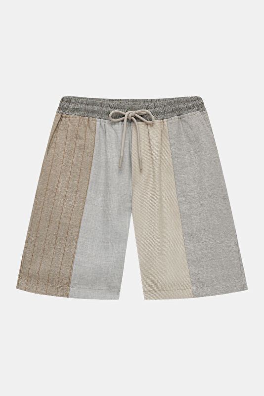 Multicolored Patterned Men's Shorts