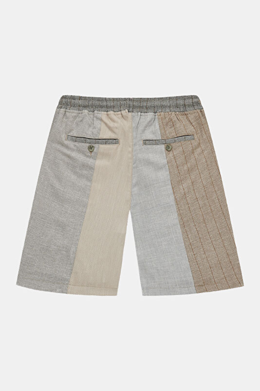 Multicolored Patterned Men's Shorts 2