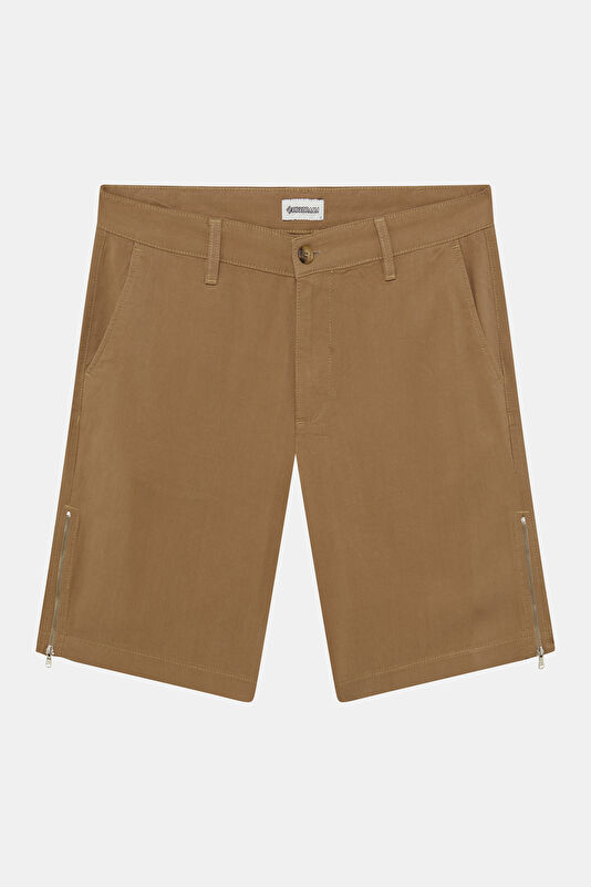 Camel Lyocell Men's Shorts