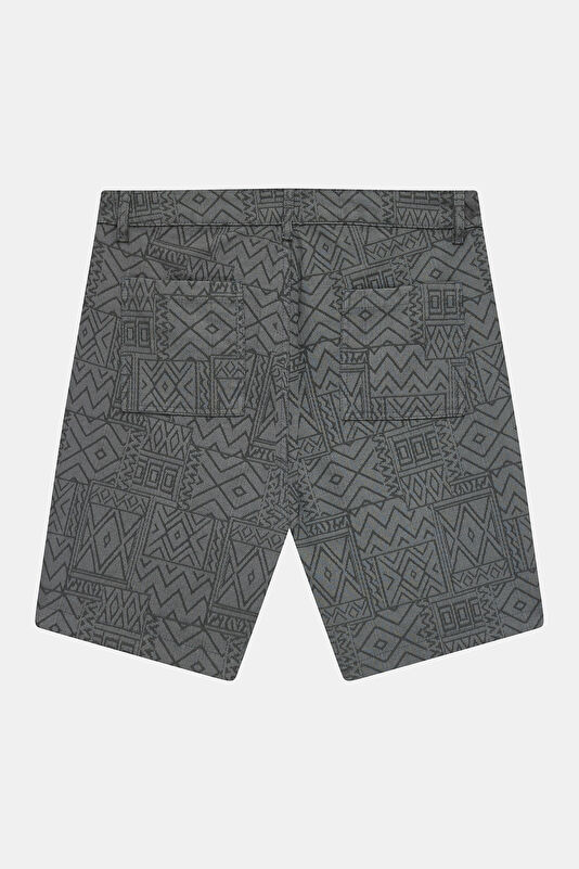 Men's Shorts with Tile Pattern 2