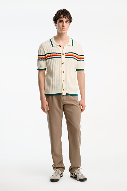 Mink Straight Leg Lyocell Men's Trousers