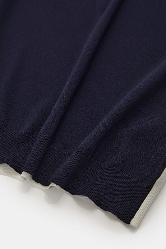 Ecru Polo Collar Men's T-Shirt 4