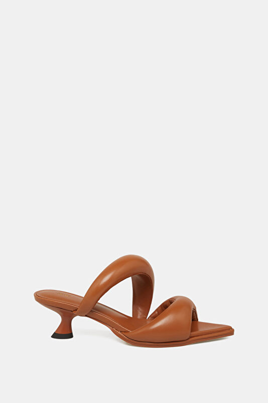 Sara Mule Tan Women's Slippers