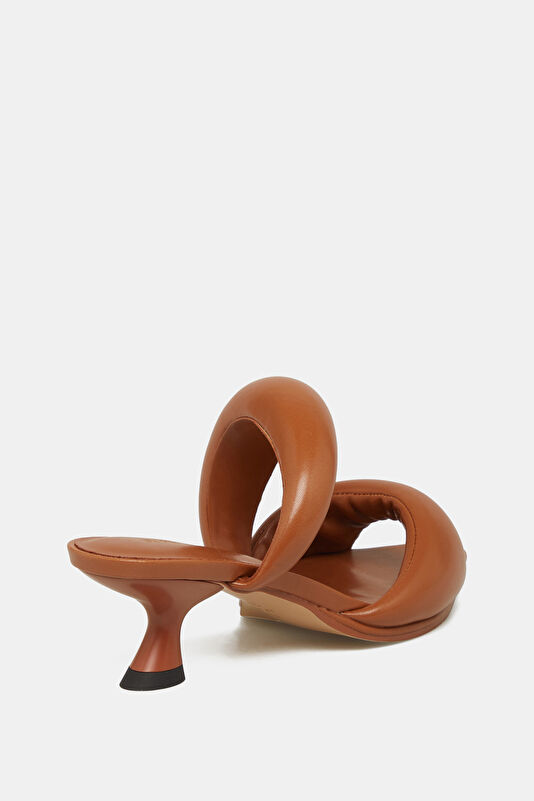 Sara Mule Tan Women's Slippers 3