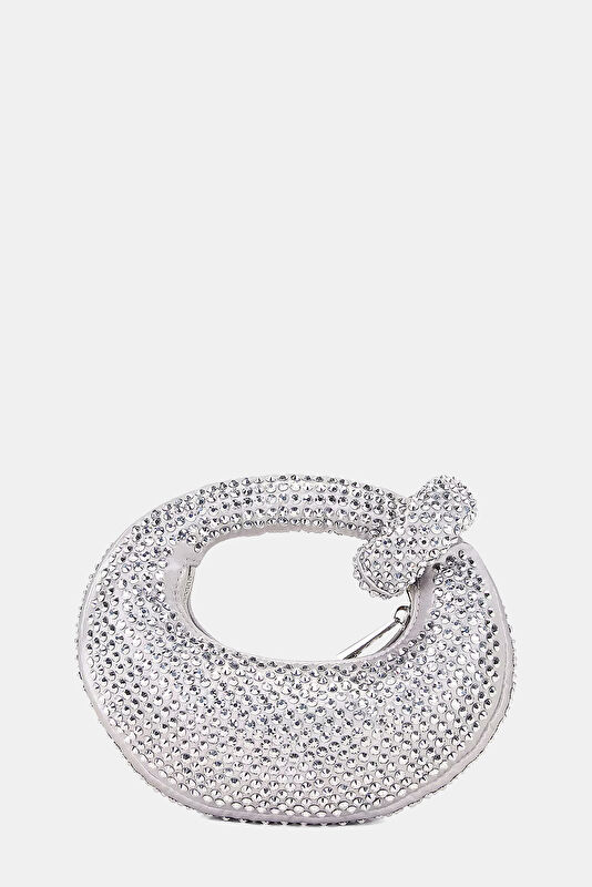 Abacus Artificial Crystal Mini Silver Bag