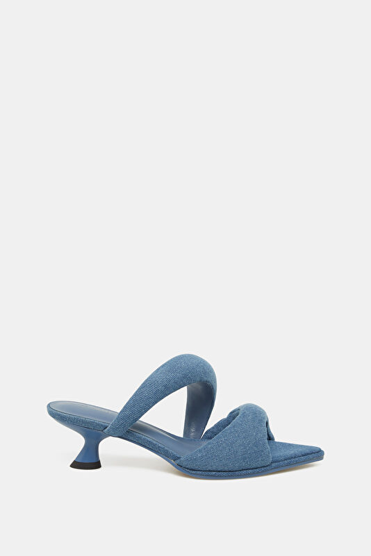 Sara Mule Denim Blue Women's Slippers