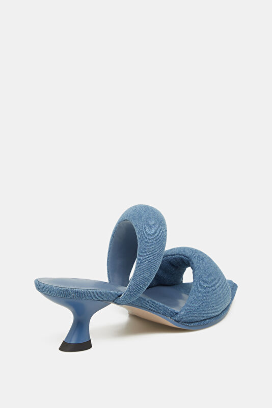 Sara Mule Denim Blue Women's Slippers 3
