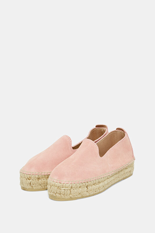 Double Sole Espadrilles Açık Pembe Kadın Ayakkabı 2