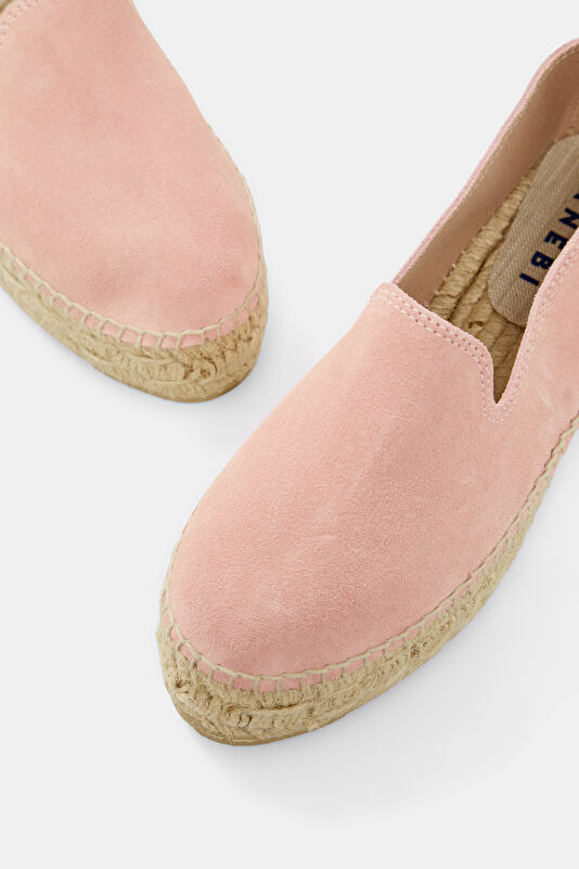 Double Sole Espadrilles Açık Pembe Kadın Ayakkabı 4