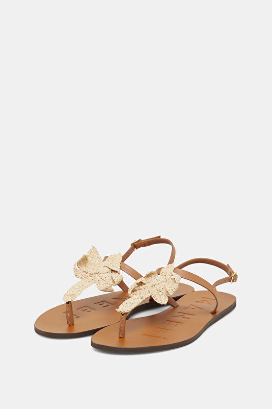 Leather Sandals Tan Women's Sandals 2