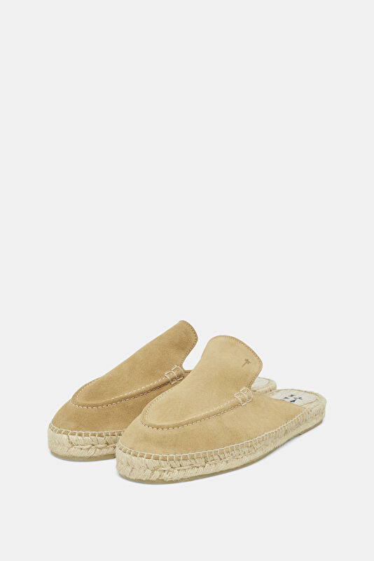 Traveler Loafers Mule Beige Men's Shoes 2