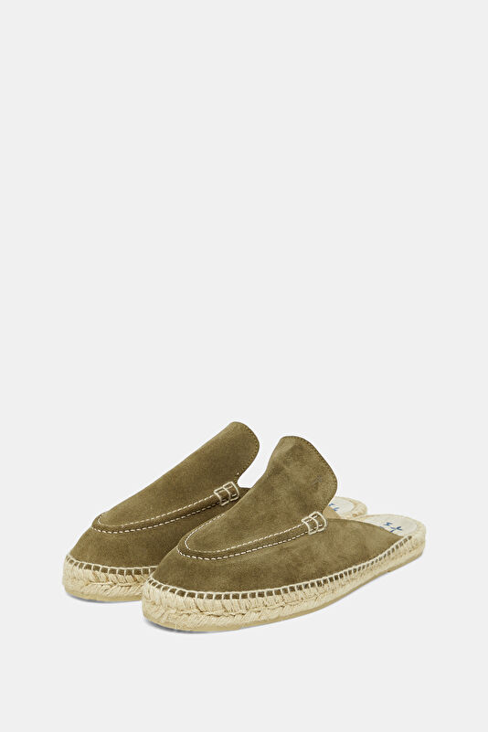 Traveler Loafers Mule Beige Men's Slippers 2
