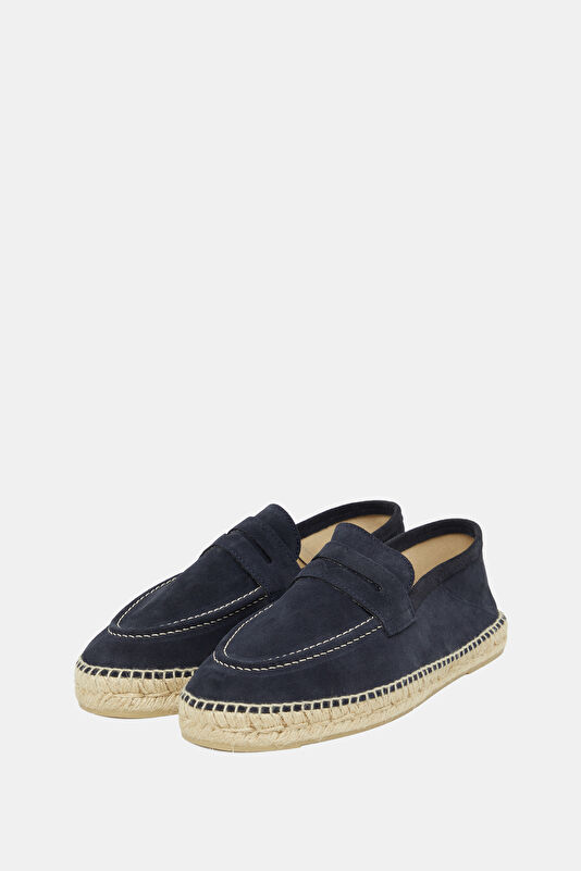 Loafer Espadrilles Koyu Mavi Erkek Ayakkabı 2