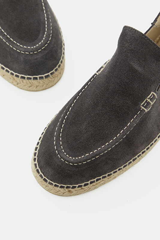 Traveler Loafers Espadrilles Gri Erkek Ayakkabı 4
