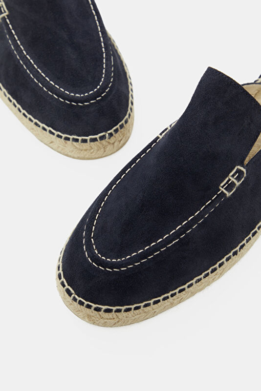 Traveler Loafers Mule Dark Blue Men's Slippers 4